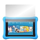 Slabo 2 x Displayschutzfolie Amazon Fire Kids Edition (7 Zoll) Displayschutz Schutzfolie Folie Crystal Clear unsichtbar Made IN Germany