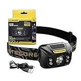 Nitecore NU32 Stirnlampe LED Wiederaufladbar USB 550 Lumen Stirnlampe Rotlicht fur Joggen Laufen Wandern IP67 Wasserdicht Kopflampe