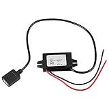 1 stück DC-DC Step Down Adapter 12 V / 24 V zu USB 5 V 3A Konverter Regler Wasserdichte Stromwandler Kabel Drähte