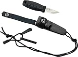 Morakniv mit Schwarzem Kunststoffgriff Eldris Neck Knife, Schwarz, One Size