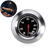 BESTOMZ BBQ Thermometer für alle Grills, Smoker, Räucherofen und Grillwagen, analog, Grillzubehör