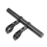 Hunpta Fahrrad Taschenlampe Halter Lenker Fahrrad Zubehör Extender Halterung (Schwarz)