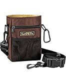 funPETic Futterbeutel für Hunde, Leckerlie Beutel – Futtertasche mit 4 Fächern & Tragevarianten, gratis Karabiner, Leckerlibeutel für Hundetraining, Leckerlitasche auch für Pferde