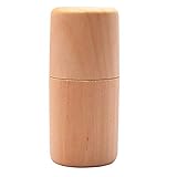 Zylinder Aufbewahrungsbox aus Holz tragbar Massivholz Foudation ätherisches Öl, der Fall Display Organizer für 10 ml Flaschen