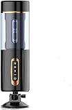 WeDol Automatischer Masturbator Cup masturbieren Mund Vagina Erotik Sex Spielzeug für männer 4 Vibrationsmodi 400 mal Vibrieren per Minute (Teleskopischer)