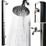 Viesta 35L mit Fußdusche Solardusche, Silber
