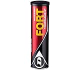 Dunlop DTB Turnierbälle Fort Tournament 4er, Gelb, One Size, 601202