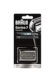 Braun Elektrorasierer Ersatzscherteil 70S, kompatibel mit Series 7 Rasierern, silber