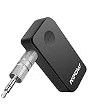 Mpow Bluetooth 4.1 Empfänger Drahtlos Bluetooth Receiver Tragbare Bluetooth Adapter Audiogeräte für KFZ Auto Lautsprechersystem mit Stereo 3.5 mm Aux Input