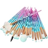 Solike 20 Stück Make-up Pinsel zum professionellen Auftragen von Lidschatten Eyeliner Einhorn Pinsel Schminkpinsel Kosmetikpinsel Lidschatten Gesichtspinsel Foundation Eyeliner Pinsel (B)