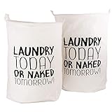 yoouu Faltbarer Premium-Wäschekorb mit Verschluss - der Perfekte Organizer für Den Haushalt - Hochwertiger Wäschesack mit englischem Motiv - Höhe 70 cm x Breite 50 cm (XXL)