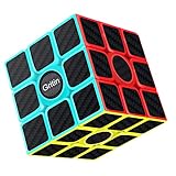 Gritin Zauberwürfel, 3x3x3 Magische Würfel Geschwindigkeit für Konzentrations und Kombinationsübungen Druckminderer Intelligenz IQ Geschenk Kind