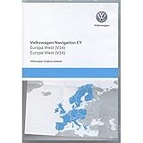 Volkswagen 1T0051859AQ Original DVD-ROM Navigation V16 Europa West RNS 510/810 Navigationssystem CY Navi Software VW Update