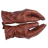 Dazoriginal Lederhandschuhe Damen Handschuhe Leder Weich Winterhandschuhe Braun