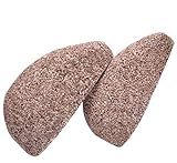 Pflege für die Füße Horsky 2 PCS Pflege der Füße Stein für Fuß Bimsstein Füße aus Natur zur Hornhautentfernung für Gesicht/Fuß