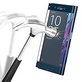 Sony Xperia XZ Displayschutz, APICI 3D Full Coverage Schutzfolie Ultra Transparenz Schutzglas Panzerglasfolie Curved Folie Hartglas