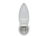 Sylvania 4x LED Kerzenbirnen E27 - LED Kerzenlampe (5 Watt), Lampe Kerzenform (z.B. als Glühbirnen für Kronleuchter)