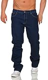BEZLIT Herren Thermo-Hose Jeans-Hose Stretch Winter-Hosen gefüttert Regular Fit 22893 44 Navy