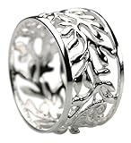 Feiner 12 mm breiter 925er Silberring, Größe:Größe 54 (17.3 mm)
