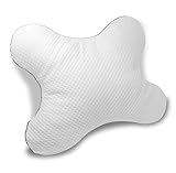 Luxamel | Bauchschläferkissen mit Memory Flocken Beutel | Höhenverstellbar | Inkl. Tencel Bezug | 56 x 48 x 8-12 cm