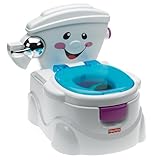 Fisher-Price P4326 Meine erste Toilette Töpfchen und Toilettensitz mit Musik und Soundeffekten Toilettentrainer für Kleinkinder