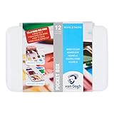 Royal Talens Van Gogh Aquarell Malkasten, 15 halbe Näpfchen & Pinsel