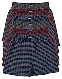 6 bedruckte & weiche 100% Baumwoll Herren Boxershorts Boxer Short in 6 oder 3 modischen Farben im 6er Set verfügbar in S M L XL 2XL 3XL 4XL & 5XL 6XL, Set10, 3XL