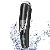 Haarschneider Profi Friseur Wiederaufladbarer 10-In-1 Profi Bart und Haarschneidemaschine Set Haartrimmer Haarschneidemaschine für Männer mit LCD Power Anzeige