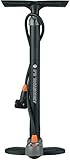 SKS Stand-Luftpumpe mit Manometer und Duokopf für alle Ventilarten Air X-Press, schwarz- grau, 560