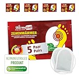 Thermopad Zehen-Wärmer | Angenehme Wärme für die Zehen | 37°C | ultra dünne Heiz-Pads | sofort einsetzbar | 8 Stunden intensive Wärme  | 5 Paare