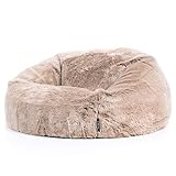 Icon Classic Kunstfellsitzsack - 84cm x 70cm, Großer Kunstpelzsitzsack