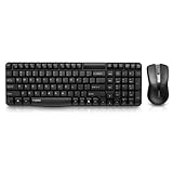 Rapoo schnurlos Deskset Maus und Tastatur schwarz