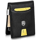 GenTo® Herren Designer-Geldbörse Monaco mit Geldklammer und Münzfach - TÜV geprüfter RFID, NFC Schutz | Design Germany