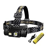 NITECORE HC65 USB Wiederaufladbare LED Stirnlampe IPX8 Wasserdicht 1000 Lumen [ Mit 3400mAh Akku ]
