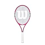 Wilson, Kinder-Tennisschläger, Burn Pink 21, Pink/Schwarz, Für Kinder mit einer Körpergröße von 100 bis 115 cm, WRT218000