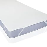 Lumaland Wasserundurchlässige Matratzenauflage Kopfkissenschoner in verschiedenen Größen 90x200cm