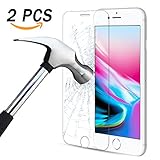 iPhone 8 Schutzfolie, iPhone 7 Schutzfolie,Samione Displayschutz iPhone 8 Schutzglas folie Anti-Kratzen Anti-Bläschen Panzerglas 9H Härte Tempered Glass für iPhone 8/ iPhone 7 -Transparente (2 Stück)