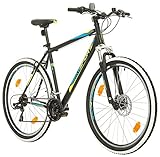 BIKE SPORT LIVE ACTIVE 27,5 Zoll Bikesport Thunder Herren Fahrrad MTB Mountainbike Hardtail Shimano 21 Gang (Schwarz matt, L)