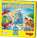Haba Funkelschatz Brettspiel, Kinderspiel des Jahres 2018, Mitbringspiel für 2-4 Spieler ab 5 Jahren