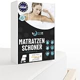 ⭐ Wasserdichter Matratzenschoner 180 x 200 cm - Atmungsaktiv, Anti-Allergisch, gegen Milben Matratzenauflage - Matratzenbezug mit neuartiger Bi-Ome Behandlung: Optimaler Schutz - 15 Jahre Garantie