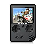 Anbernic Handheld Spielkonsole, Handheld Konsole 3 Zoll 168 Retro Spielkonsole Konsole - Schwarz