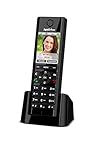 AVM FRITZ!Fon C5 DECT-Komforttelefon (hochwertiges Farbdisplay, HD-Telefonie, Internet-/Komfortdienste, Steuerung FRITZ!Box-Funktionen) schwarz, deutschsprachige Version