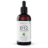Flüssiges Vitamin B12 ENERGIZER 60 ml Geschmacksneutral Methylcobalamin - Sublingual - Keine künstlichen Konservierungsstoffe (1)