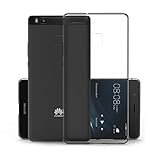 Canwn Huawei P9 Lite Hülle, Durchsichtig Silikon Schutzhülle Huawei P9 Lite 5,2 Zoll Transparent Handyhülle Crystal Clear TPU Case