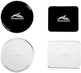 4er Universal Fixate Gel Anti-Rutsch-Pad • optimal für alle Oberflächen & Handy + Navi-Halterung • zuverlässiger Halt durch Nanotechnologie • 100% Sticky Anti-Slip Klebepad