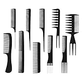 Pixnor 10ST Profi Hair Styling Kämme-Friseur-Zubehör-Geräte-Set