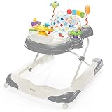 ZOPA Lauflernhilfe SPEEDY 3in1 - wanderer, walker für Kinder ab 6 Monaten bis 12 kg (Grey)