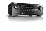 Denon AVRX1500H 7.2-Kanal AV-Receiver (HEOS Integration, Amazon Alexa Steuerung, Dolby Vision Kompatibilität, Dolby Atmos, dtsX, WLAN, Bluetooth, Amazon Music, Spotify Connect) Schwarz