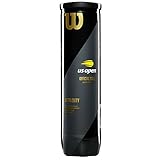 Wilson Tennisbälle, US Open XD, 4er Dose, für harte Beläge, gelb, WRT116200