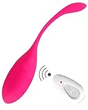 FUN-MATES® DeLuxe Vibro-Ei für Sie aus Silikon | Kabellose Funk Fernbedienung | Vibroei, Vibratorei, Vibrator, Eivibrator | Für die vaginale + klitorale Stimulation geeignet | Leise, USB-Aufladbar